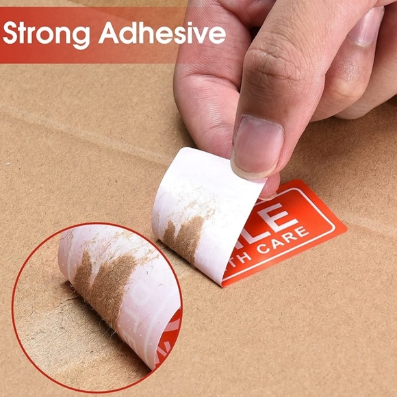 500 FRAGILE HANDLE WITH CARE Warning Packing Shipping Sticker Labels 3" x 1" - Picture 4 of 6